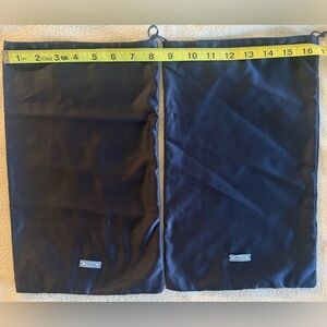 2 Prada Travel /Storage Navy Shoe Bags
